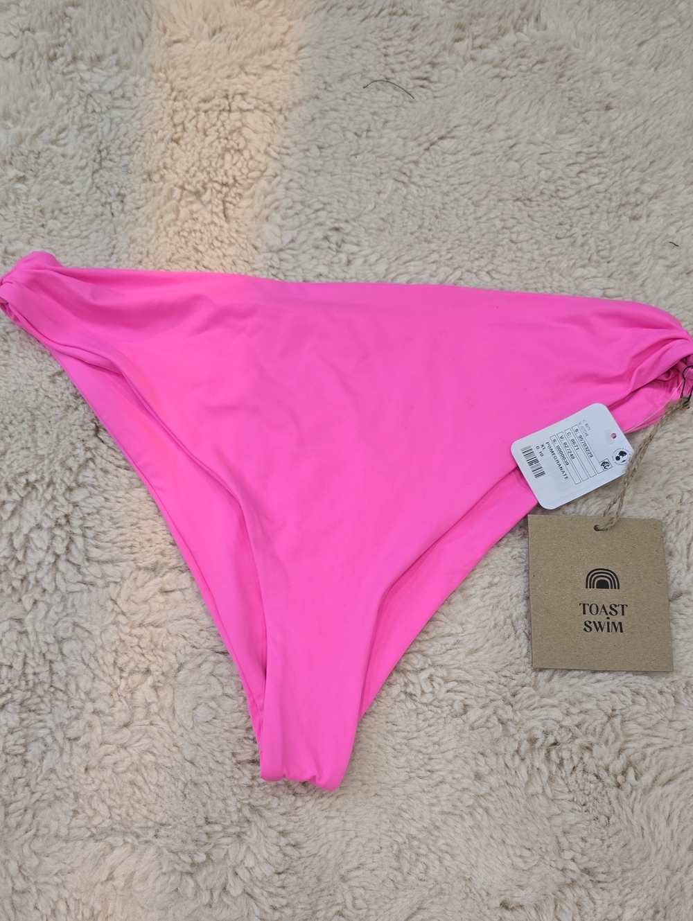 Women's Neon Pink Bikini Bottom